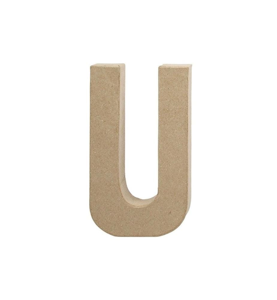 CREATIV COMPANY - Lettre en carton U 20.5 cm