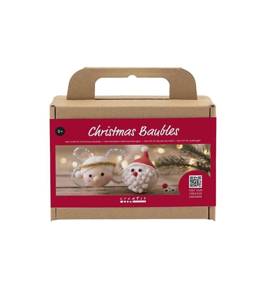 CREATIV COMPANY - Kits de bricolage Boules de Noël Père Noël et ange