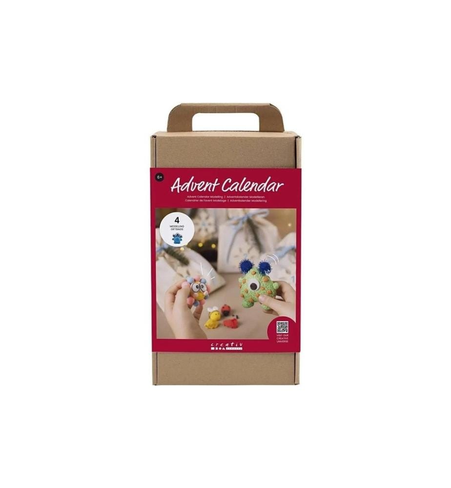 CREATIV COMPANY - Calendrier de lAvent Kit de bricolage Modeler, 4 pièces