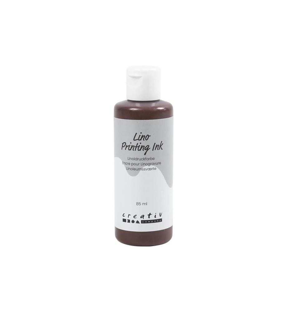 CREATIV COMPANY - Peinture pour bricolage Lino 85 ml, Brun