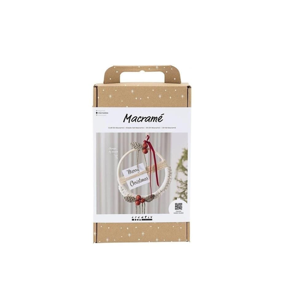 CREATIV COMPANY - Kits de bricolage Couronne de l'Avent Macramé