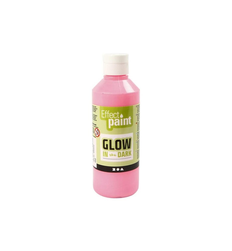 CREATIV COMPANY - Peinture luminescente 250 ml, Rose
