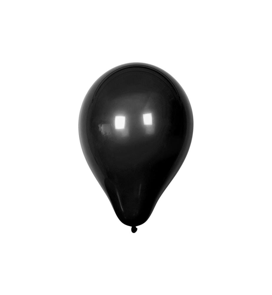 CREATIV COMPANY - Ballon de baudruche Ø 23 cm Noir, 10 pièces