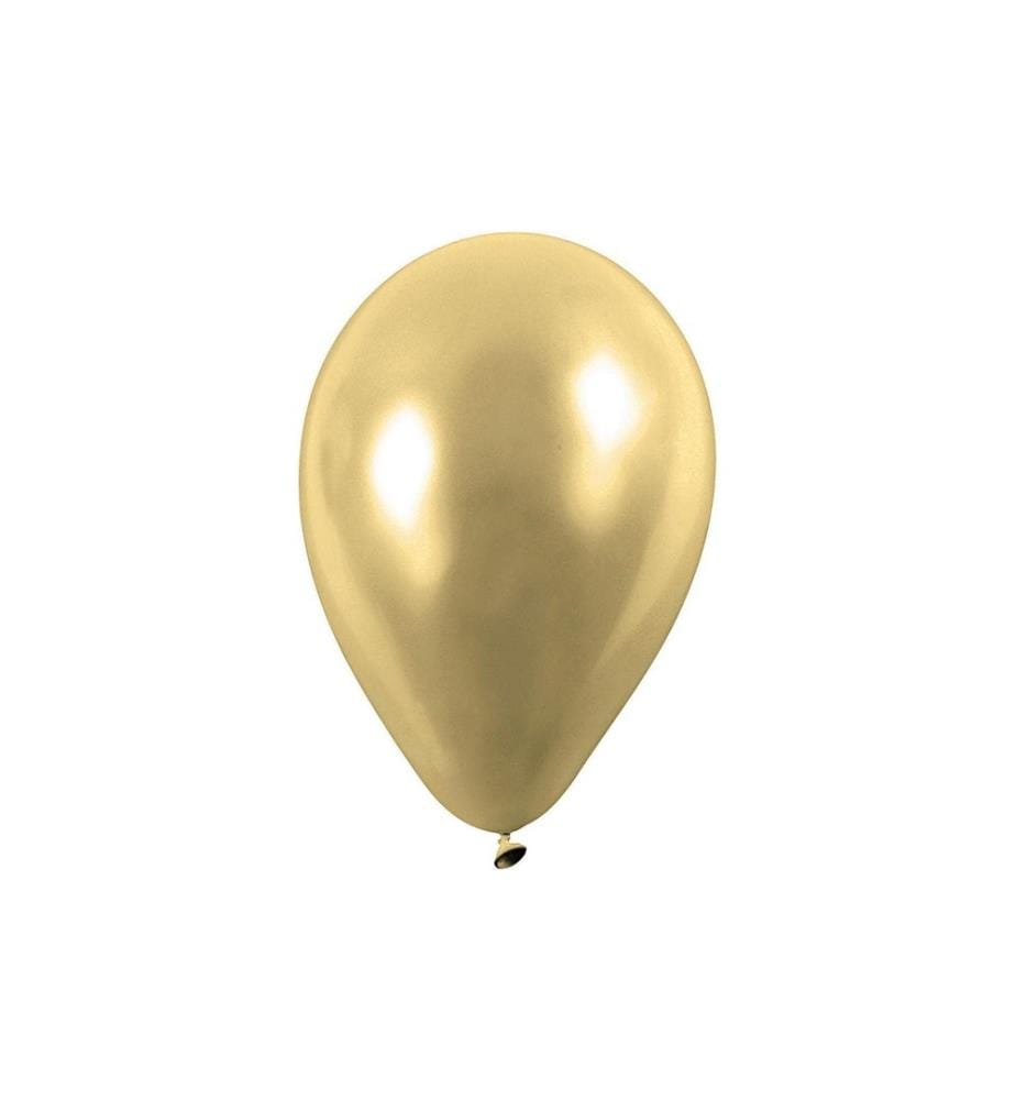 CREATIV COMPANY - Ballon de baudruche Ø 23 cm Or, 8 pièces