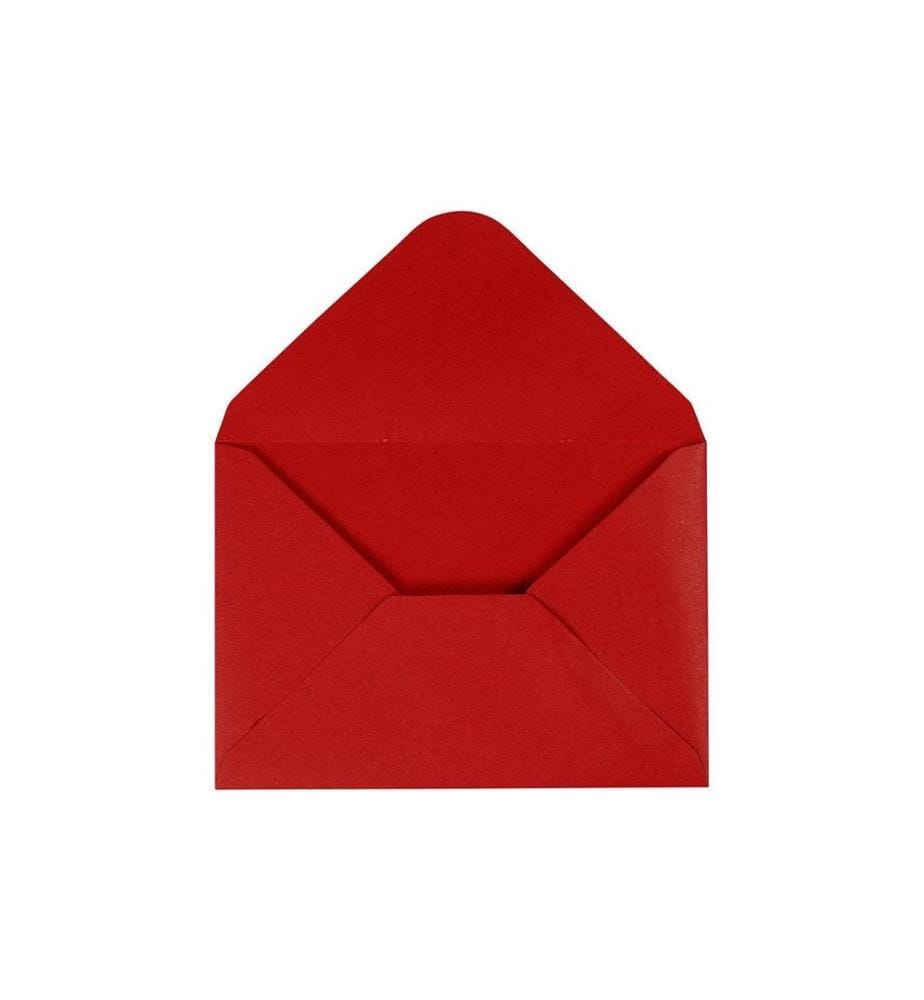 CREATIV COMPANY - Enveloppe 11.5 x 16 cm rouge