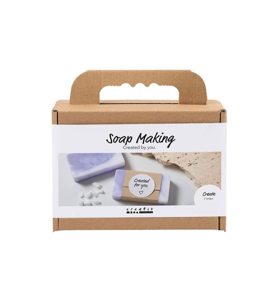 CREATIV COMPANY - Kits de bricolage - Fabrication de savon, forme carrée, violet clair