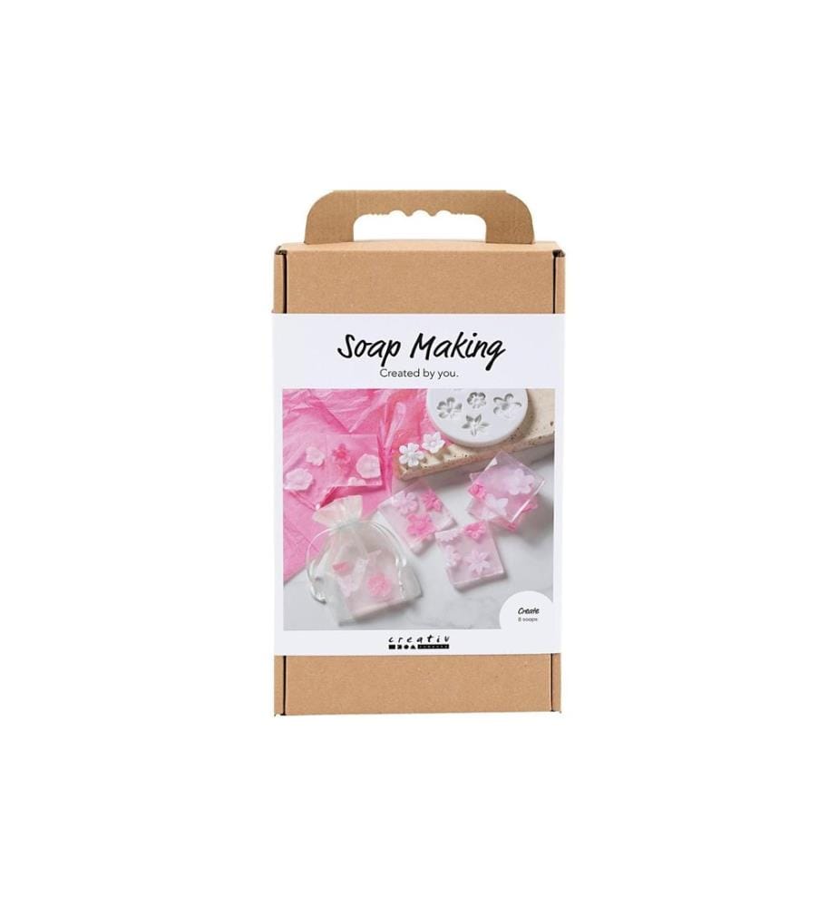 CREATIV COMPANY - Kits de bricolage - Fabrication de savon, fleurs, rose/rose