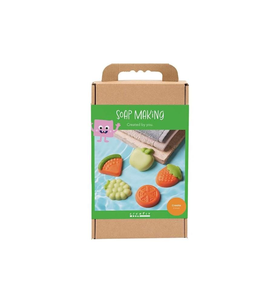 CREATIV COMPANY - Kits de bricolage - Fabrication de savon, fruits, vert, orange