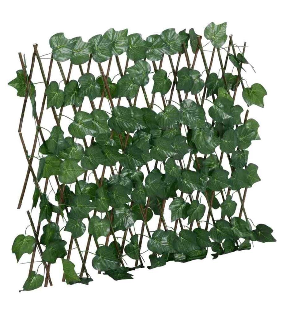 Treillis de feuille de vigne artificiel extensible 190x60 cm