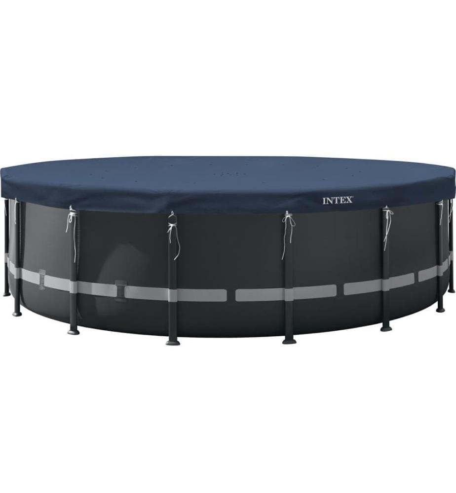 INTEX - Bâche pour piscine Deluxe tous temps 5.4 m x 20 cm, bleu foncé