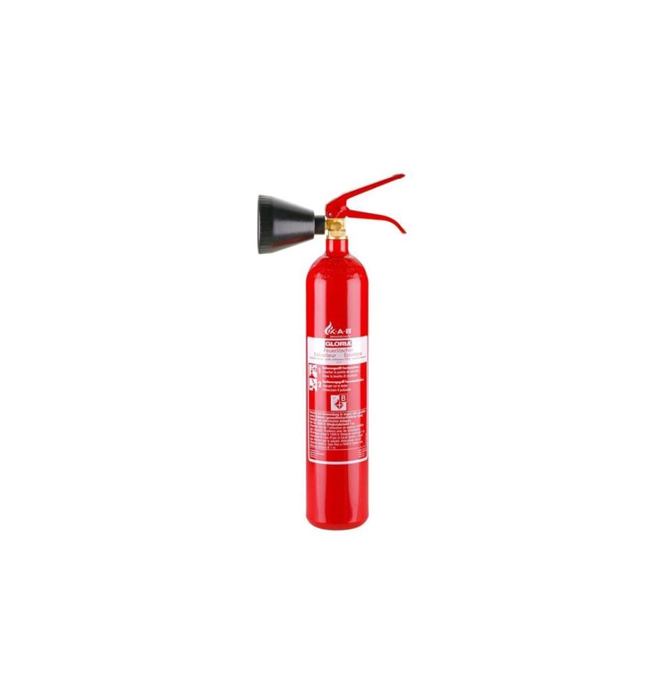 GLORIA - Extincteurs CO2 Classe de feu B, 2 kg