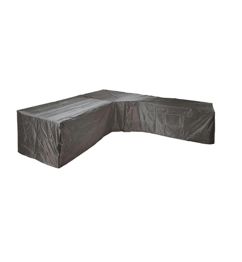 JARDA COVER - Housse de protection 270 x 270 x 100 x H 70 cm, Housse de salon, forme en L