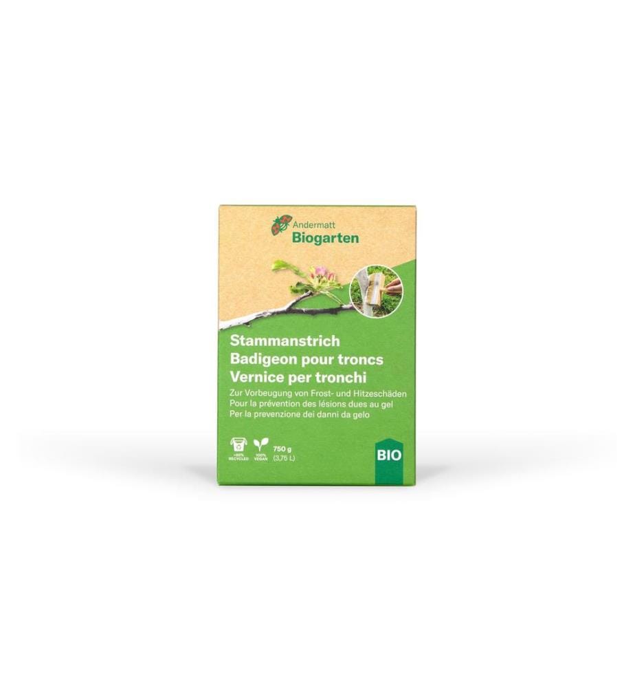ANDERMATT BIOGARTEN - Protection des plantes Peinture BIO pour troncs, 750 g