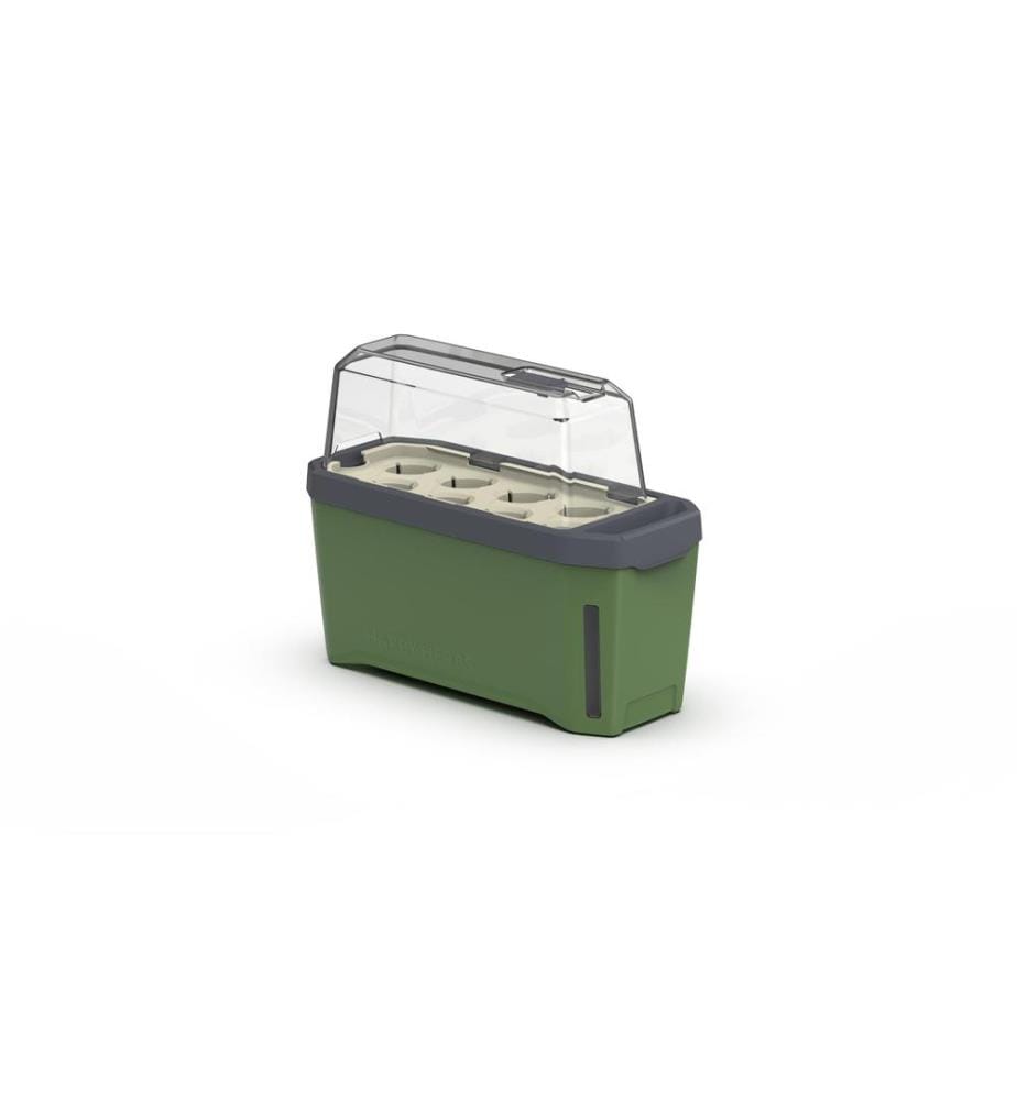 GUSTA GARDEN - Pot à herbes aromatiques HARRY HERBS avec hotte, Vert foncé