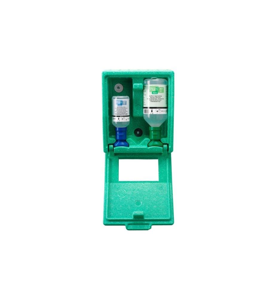 PLUM - Station d'urgence oculaire 200/500 ml en boîte murale 1 set
