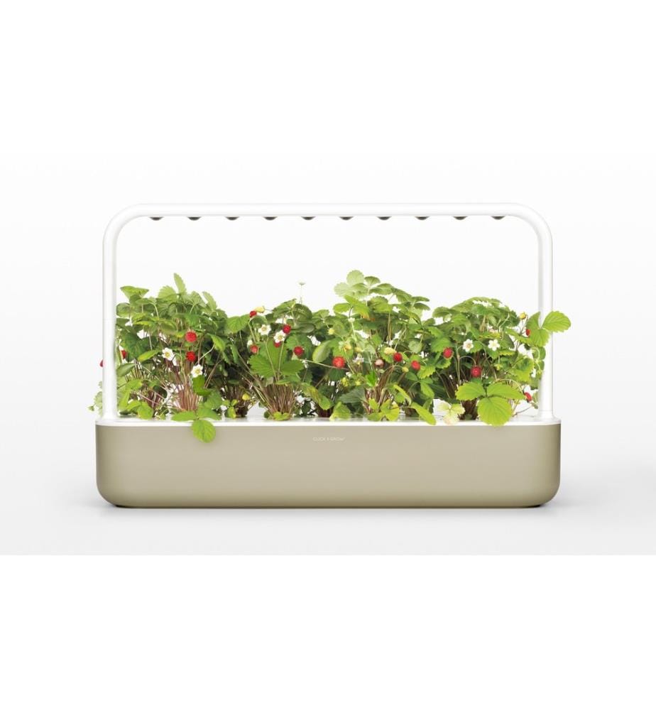 CLICK AND GROW - Pot à herbes aromatiques Smart Garden 9 beige
