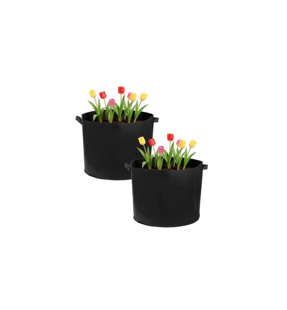 STRUCT - Set de 2 sacs à plantes, feutre, 50 x 50 x 40 cm