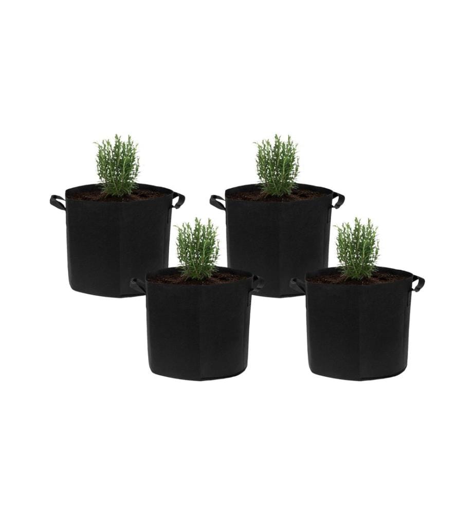 STRUCT - Set de 4 sacs à plantes, feutre, 30 x 30 x 25 cm