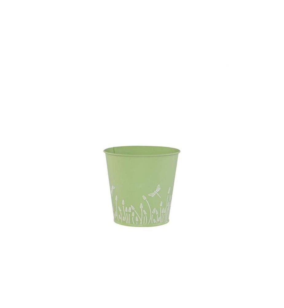 DAMECO - Cache-pot Rond Vert/Blanc