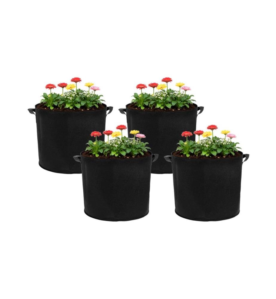 STRUCT - Set de 4 sacs à plantes, feutre, 40 x 40 x 35 cm