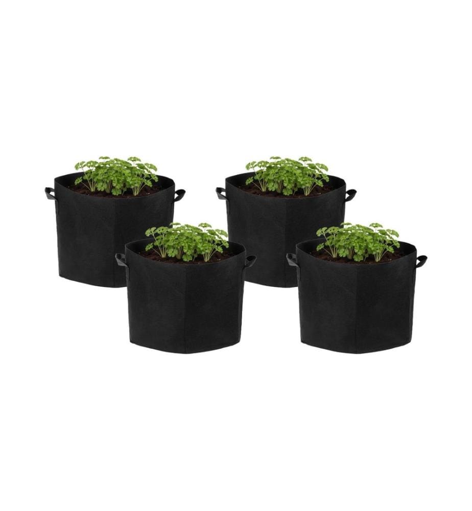 STRUCT - Set de 4 sacs à plantes, feutre, 35 x 35 x 30 cm