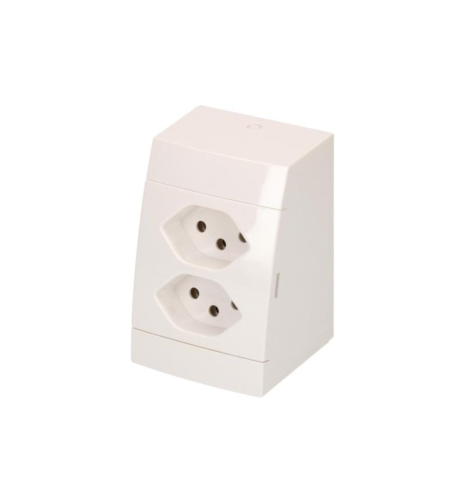 MAX HAURI - Prises de courant AP 2x T13 Blanc