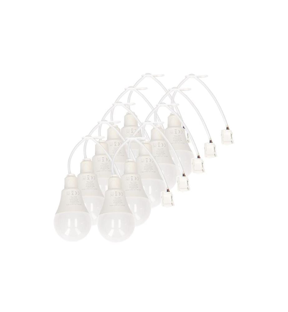 MAX HAURI - Lampe de chantier LED 4000K, 10 pièces
