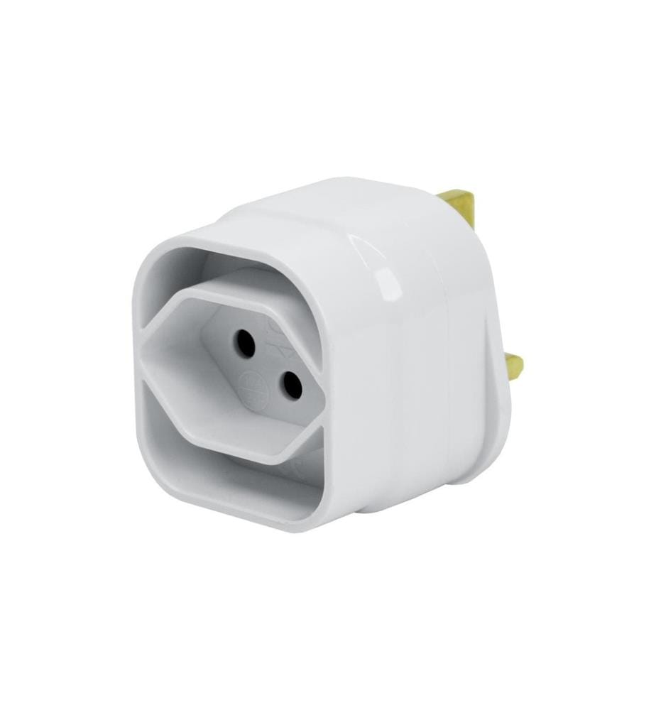 STEFFEN - Adaptateur de voyage CH  UK, Blanc