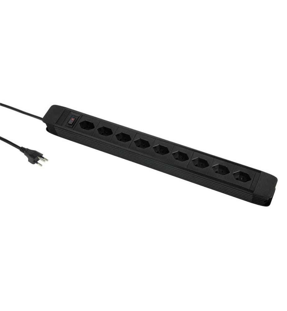 Schönenberger Bloc multiprises 9 x T13 horizontal 5 m, noir