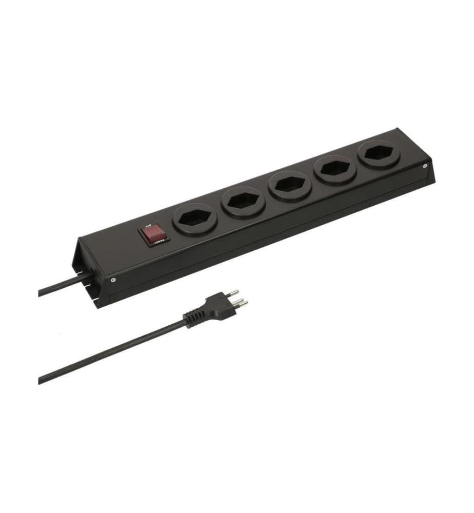 MAX HAURI - Bloc multiprises Power Line 5x T13 avec interrupteur