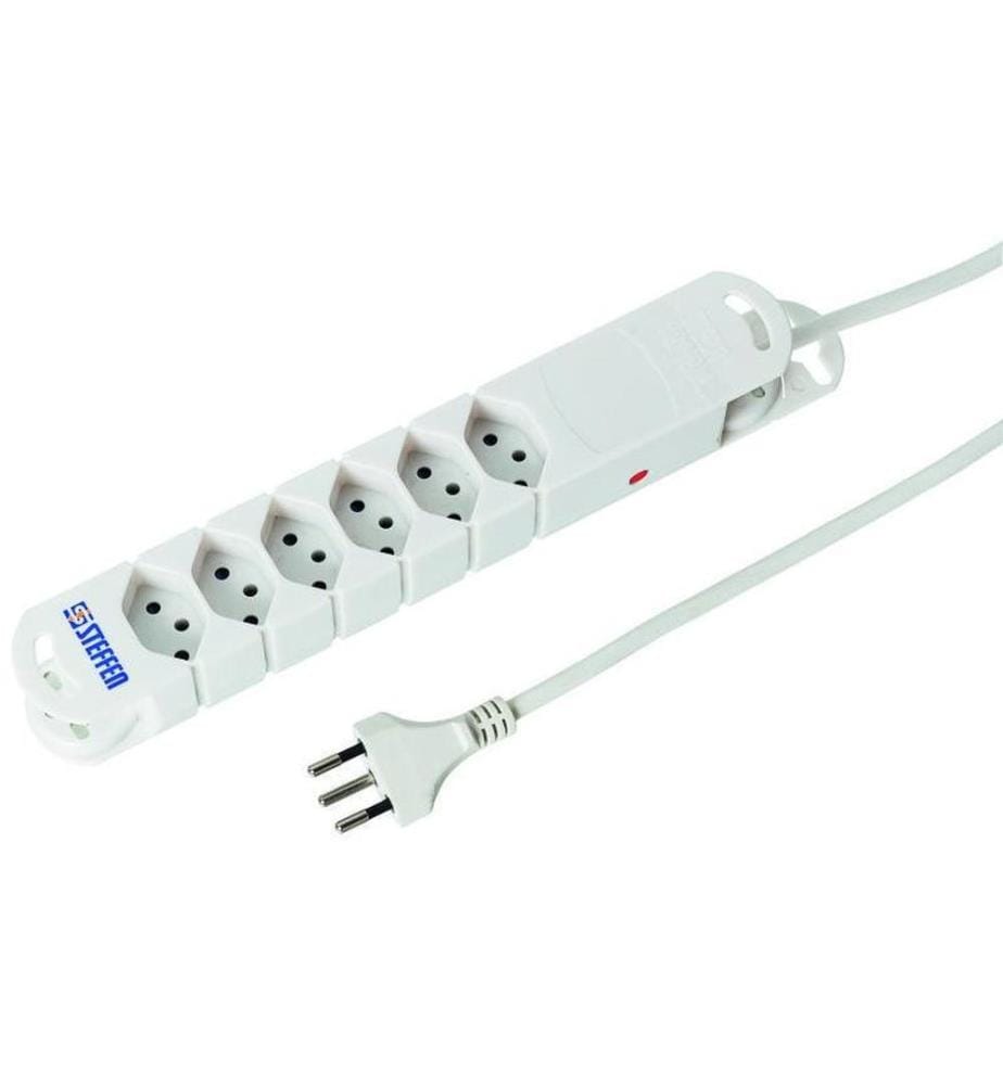 STEFFEN - Bloc multiprises STEBA VARIABL 6x T13 3 m