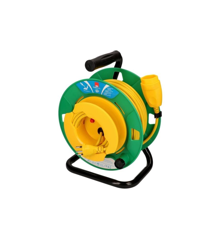 MAX HAURI - Enrouleur de câble pour tondeuse à gazon maxREEL 25 m