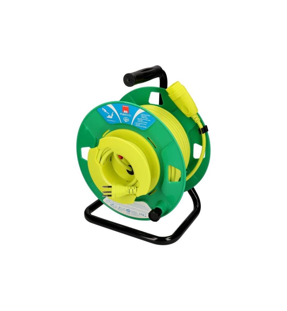 MAX HAURI - Enrouleur de câble pour tondeuse à gazon maxREEL 33 m