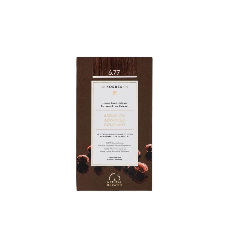 KORRES - Coloration permanente 6.77 Blond foncé Mocha 145 ml 145 ml