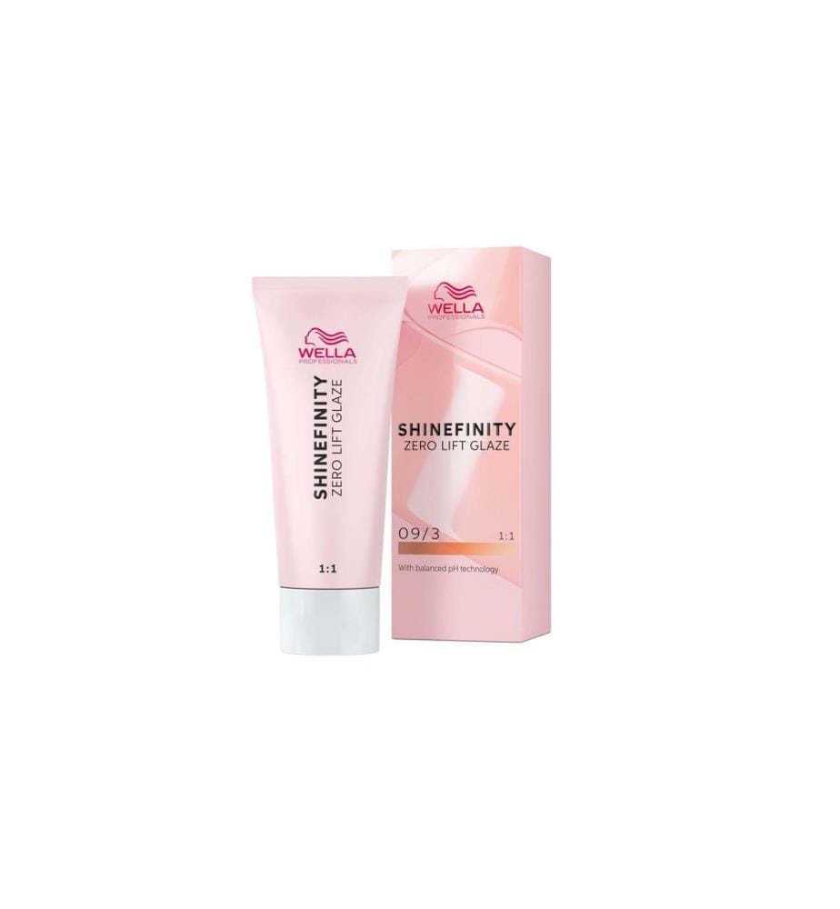 wella - Coloration des cheveux Shinefinity 09/3 Golden Honey 60 ml