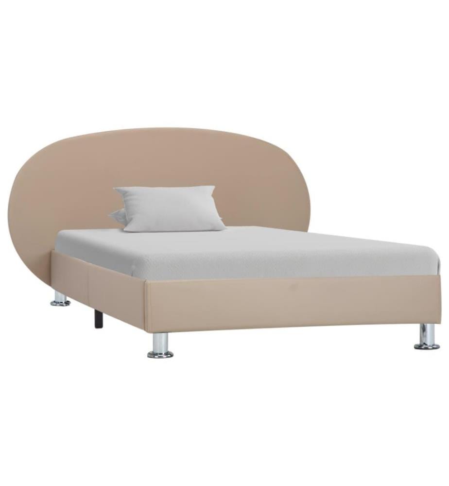 Cadre de lit Cappuccino Similicuir 100 x 200 cm