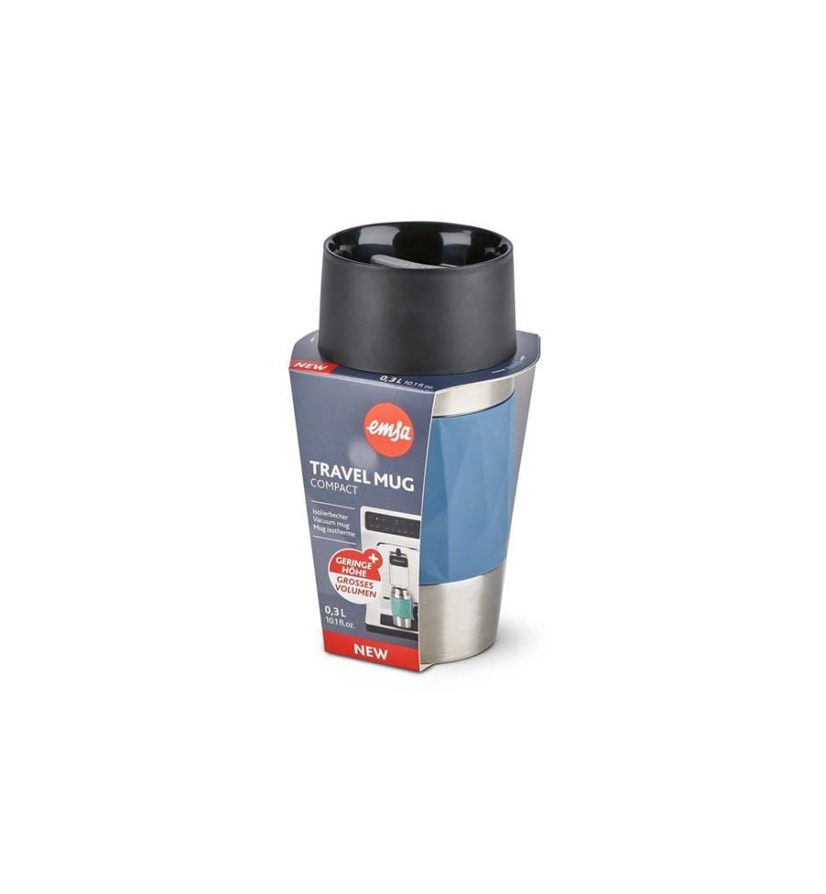 EMSA - Gobelet isotherme Compact 300 ml, Bleu