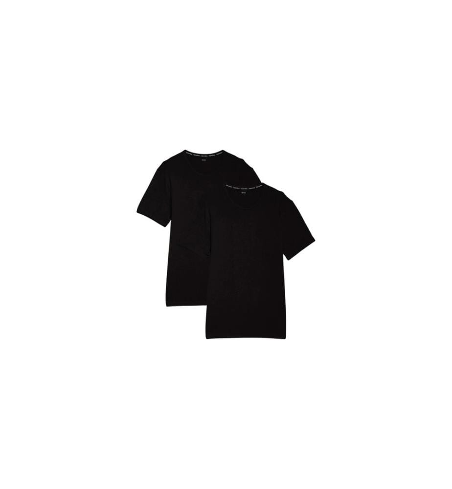 Calvin Klein Wäsche - T-shirt 2P S/S Crew Neck Noir, S