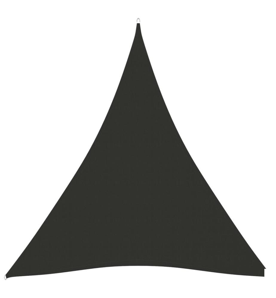 Voile de parasol Tissu Oxford triangulaire 5x7x7 m Anthracite