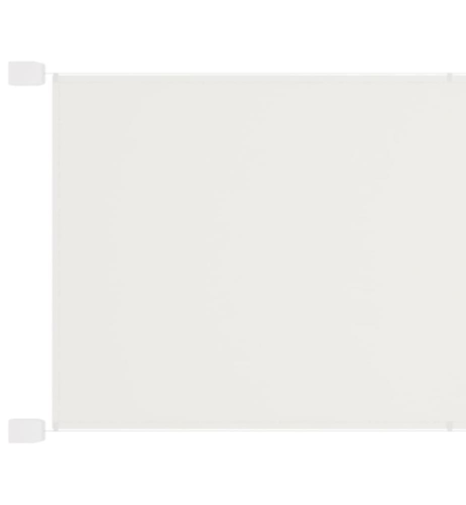 Auvent vertical Blanc 140x600 cm Tissu oxford