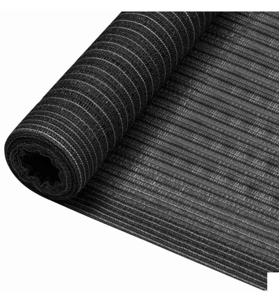 Filet brise-vue Anthracite 1,2x50 m PEHD 75 g/m²