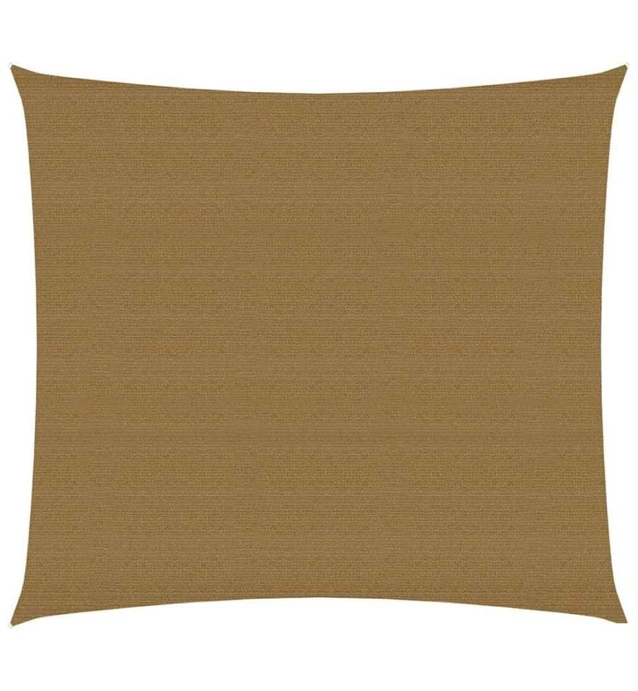 Voile d'ombrage 160 g/m² Taupe 5x5 m PEHD