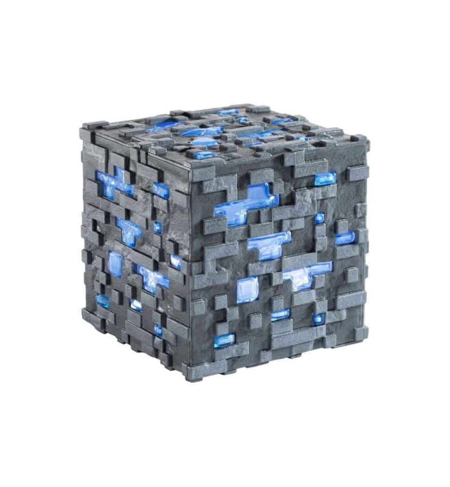PALADONE - Lampe décorative Minecraft Illuminating Diamond Ore Cube 10 cm