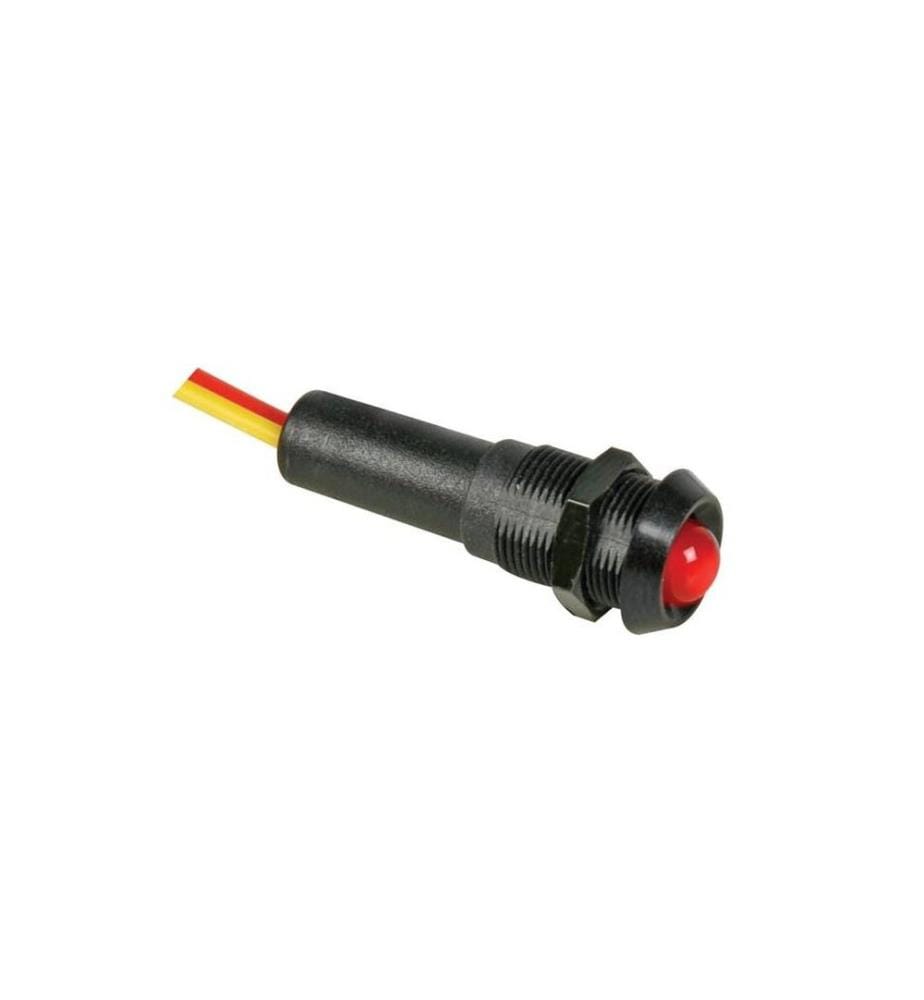 VELLEMAN - Lampe de signalisation à LED 10 mm 12 V DC, rouge