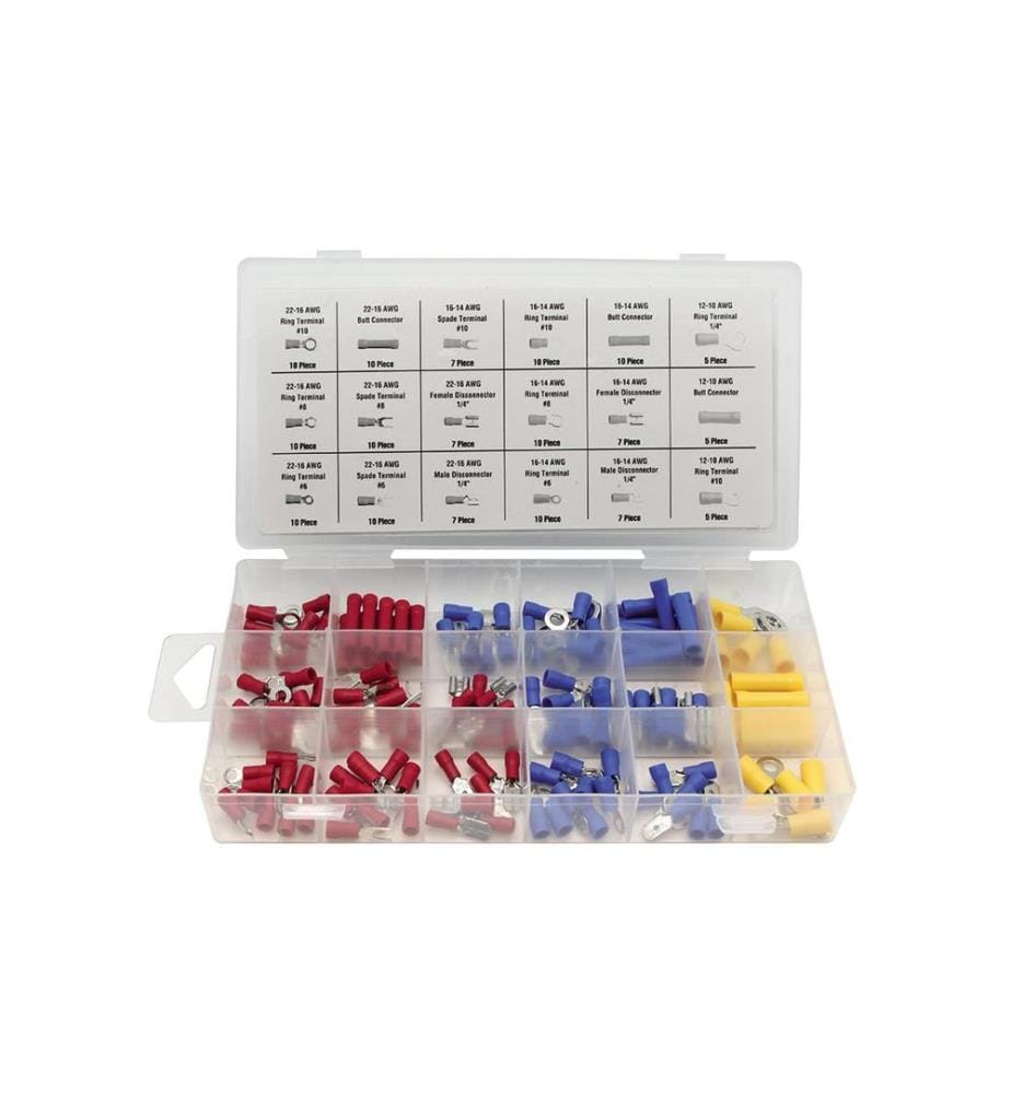 PEREL - Gamme de connecteur à compression HAS05 Rouge/Bleu/Jaune, 1 Pièce/s