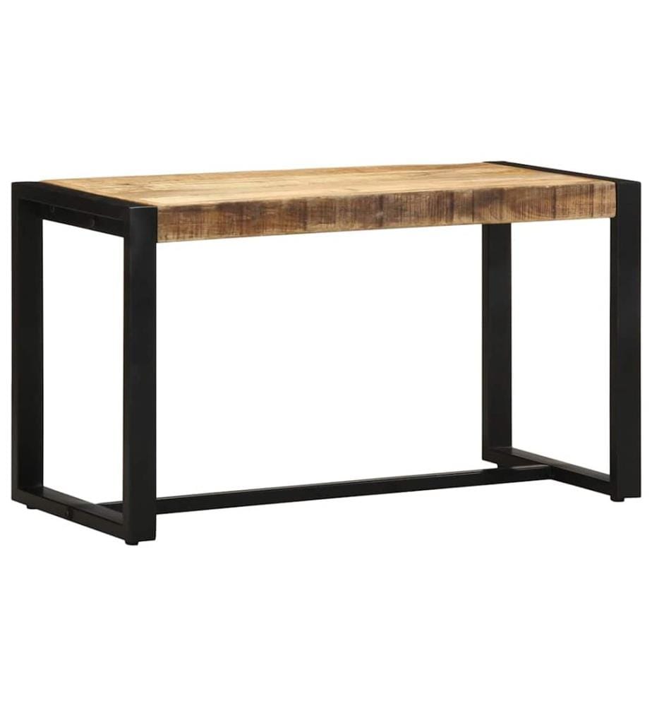 Banc 80x35x45 cm bois massif de manguier