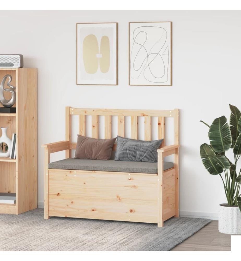 Banc 112,5x51,5x96,5 cm Bois de pin massif