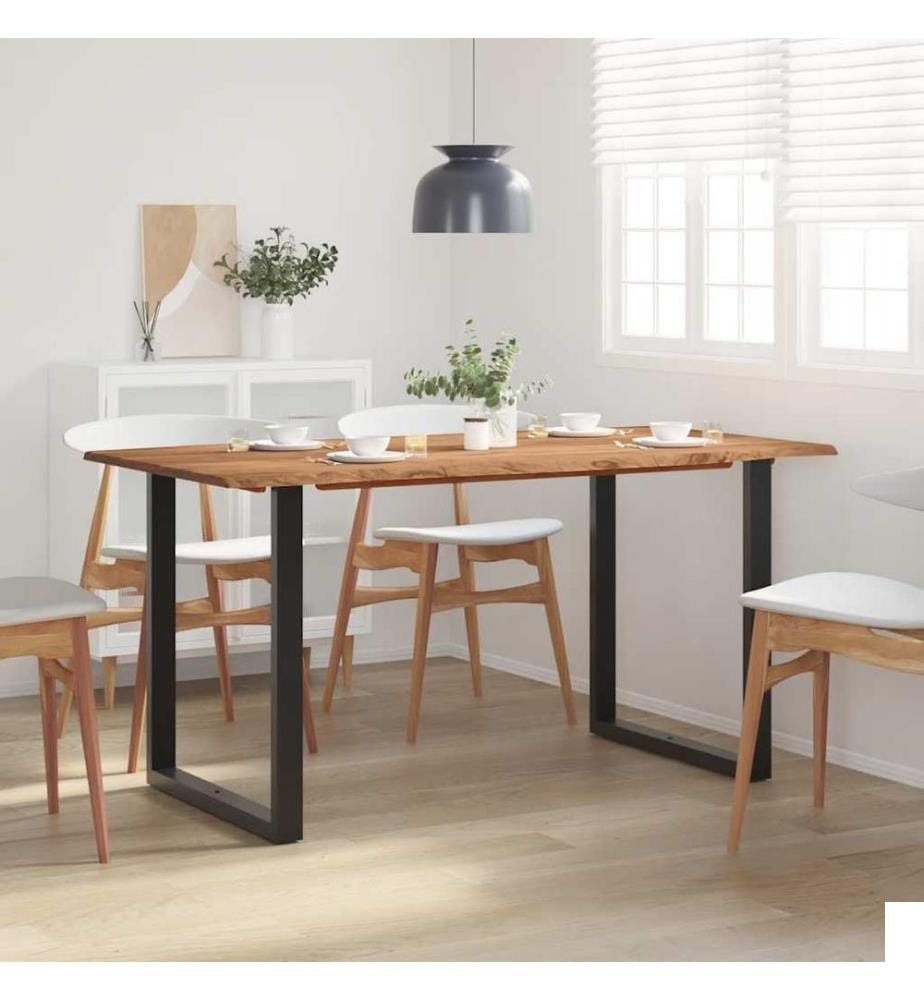 Table de salle à manger 154x80x76 cm Bois d'acacia solide