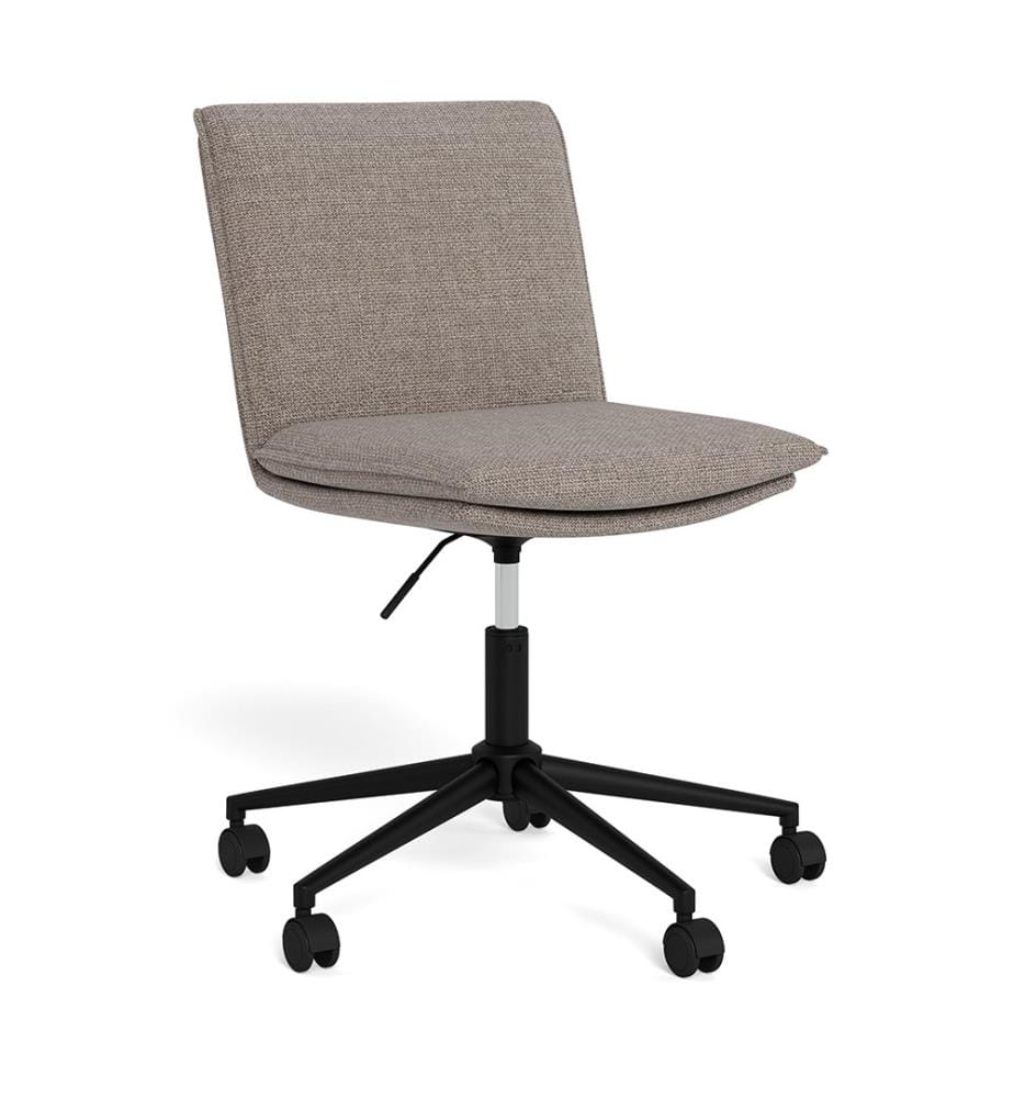 Chaise de bureau Flynn - Gris clair-marron