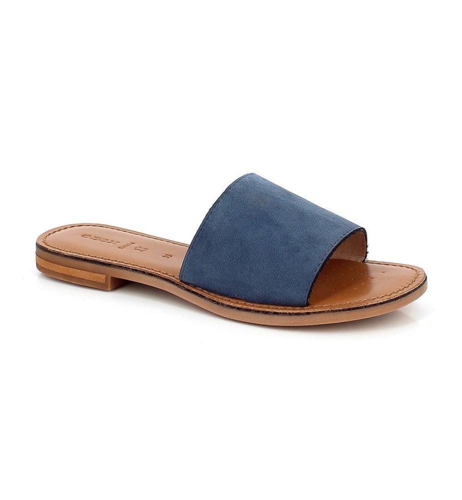 Mules - Bleu et Marron